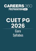 CUET PG 2026 Garo Syllabus