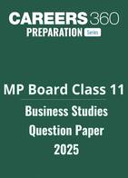 MP Board Class 11 Half  Yearly Business Studies Question Paper 2025-26