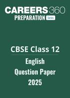 CBSE Class 12 English Question Paper 2025