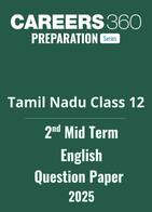 Tamil Nadu Class 11 2nd Mid Term English Question Paper 2025