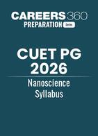 CUET PG 2026 Nanoscience Syllabus