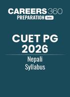 CUET PG 2026 Nepali Syllabus