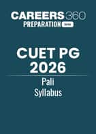 CUET PG 2026 Pali Syllabus