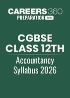 CGBSE Class 12th Accountancy Syllabus 2026