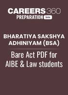 Bharatiya Sakshya Adhiniyam (BSA) Bare Act PDF for AIBE and Law students