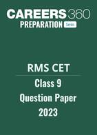 RMS CET Class 9 Question Paper 2023