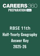 RBSE Class 11 Half Yearly Geography Answer Key 2025-26