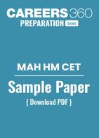 MAH HM CET Sample Paper