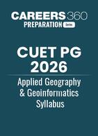 CUET PG 2026 Applied Geography and Geoinformatics Syllabus