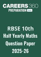 RBSE Class 10 Half Yearly Maths Question Paper 2025-26