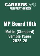 MP Board 10th Maths (Standard) Sample Paper 2025-26