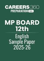 MP Board 12th English Sample Paper 2025-26