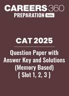CAT 2025 Question Paper with Answer Key and Solutions (Memory Based) - Slot 1, 2 and 3