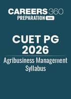 CUET PG 2026 Agribusiness Management Syllabus