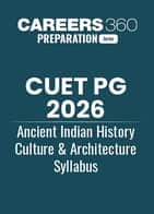 CUET PG 2026 Ancient Indian History, Culture & Architecture Syllabus