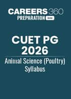 CUET PG 2026 Animal Science (Poultry) Syllabus
