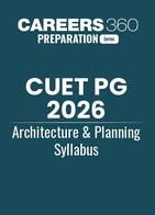 CUET PG 2026 Architecture and Planning Syllabus