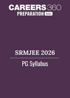 SRMJEEE PG Syllabus 2026