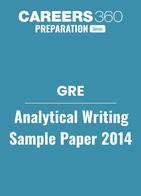 GRE Analytical Writing Sample Paper 2014