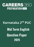 Karnataka 2nd PUC Mid Term English Question Paper 2025