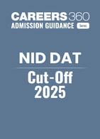 NID DAT Cutoff 2025 (BDes & MDes)