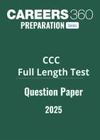 CCC Full Length Test Question Paper 2025-26