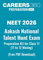 NEET 2026 Aakash National Talent Hunt Exam Preparation Kit for Class 11 (11 to 12 Moving)