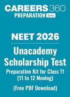 NEET 2026: Unacademy Scholarship Test Preparation Kit for Class 11 (11 to 12 Moving)
