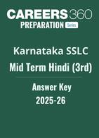 Karnataka SSLC Mid-Term Third Language Hindi Answer Key 2025-26