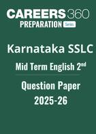 Karnataka SSLC Mid Term 2nd Language English Question Paper 2025-26