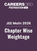 JEE Main  2026 Chapter Wise Weightage