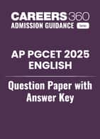 AP PGCET 2025 English Question Paper with Answer Key