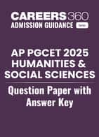 AP PGCET 2025 Humanities and Social Sciences Question Paper with Answer Key