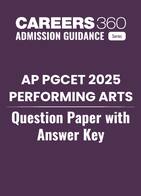 AP PGCET 2025 Performing Arts Question Paper with Answer Key