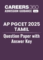 AP PGCET 2025 Tamil Question Paper with Answer Key