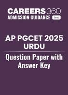AP PGCET 2025 Urdu Question Paper with Answer Key
