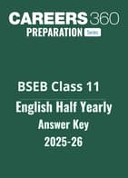 Bihar Board Class 11 Half Yearly English  Answer Key 2025-26