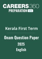 Kerala Class 7 First Term Onam English Question Paper 2025