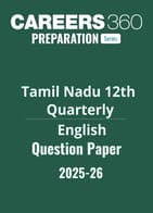 Tamil Nadu Class 12 Quarterly English Question Paper 2025-26