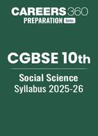 CGBSE 10th Social Science Syllabus 2025-26
