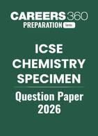 ICSE Chemistry Specimen Question Paper 2026