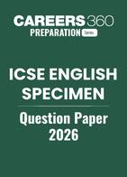 ICSE English Specimen Question Paper 2026
