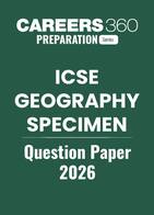 ICSE Geography Specimen Question Paper 2026