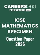 ICSE Mathematics Specimen Question Paper 2026