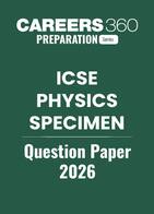 ICSE Physics Specimen Question Paper 2026