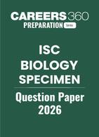ISC Biology Specimen Question Paper 2026
