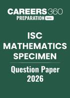 ISC Mathematics Specimen Question Paper 2026