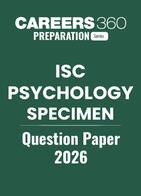 ISC Psychology Specimen Question Paper 2026