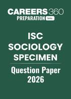 ISC Sociology Specimen Question Paper 2026