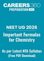 NEET 2026 Chemistry Formulas: Important NEET Chemistry Formulas PDF for Quick revision (FREE)